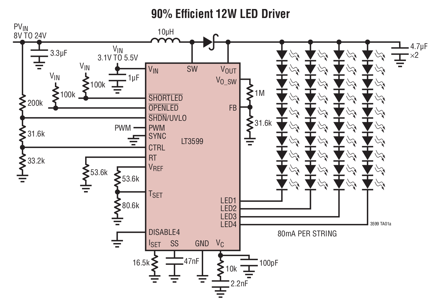 LT3599Ӧͼһ